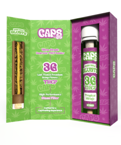 tropical mirage blunts caps by good morels 3g thcp hash hole