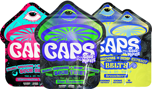 hemp extract gummies caps by good morels 5000mg