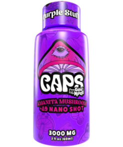 nano shots purple stuff caps by good morels liquid shot