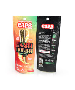 Caps-HashHoles_Bags_tropical-trance caps by good morels prerolls
