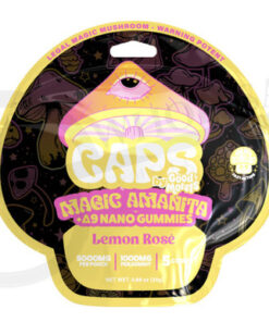 magic amanita D9 nano gummies lemon rose citrus floral gummies