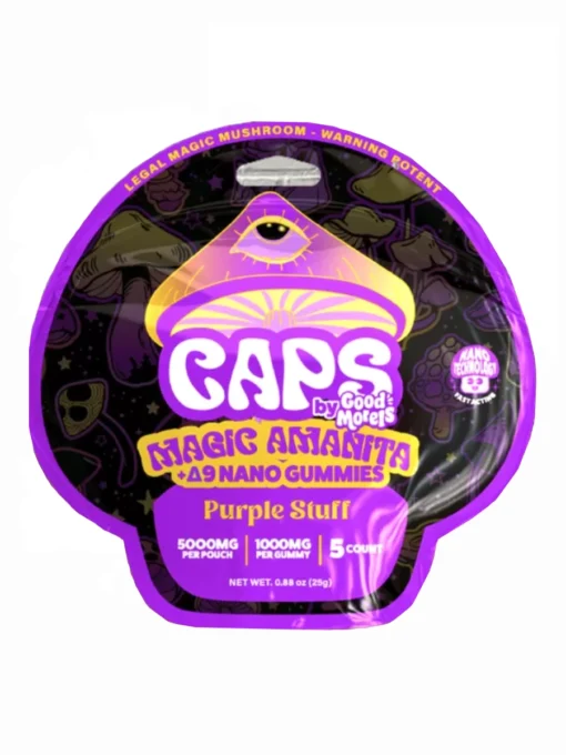 purple stuff amanita d9 nano gummies